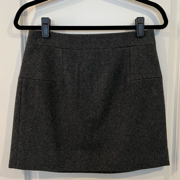 J. Crew Dresses & Skirts - J.Crew Charcoal Gray Mini Skirt, Size 2